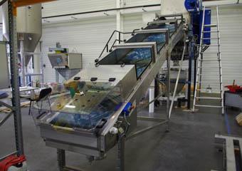 sack manual discharging bulk handling solution belt conveyor Bag dump station - belt conveyor - Bulk and powder handling
