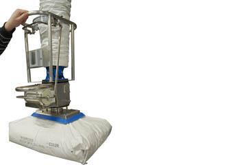 sack manual discharging manipulator palamatic process Sack manipulator