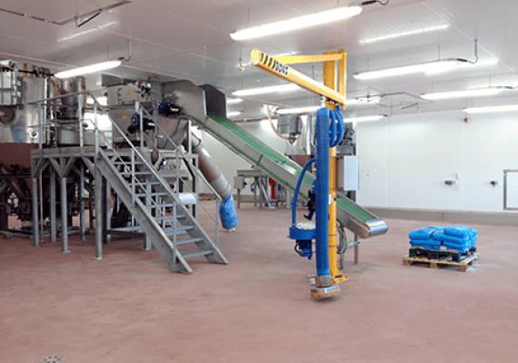 sack tube lifter palamatic process sack opening