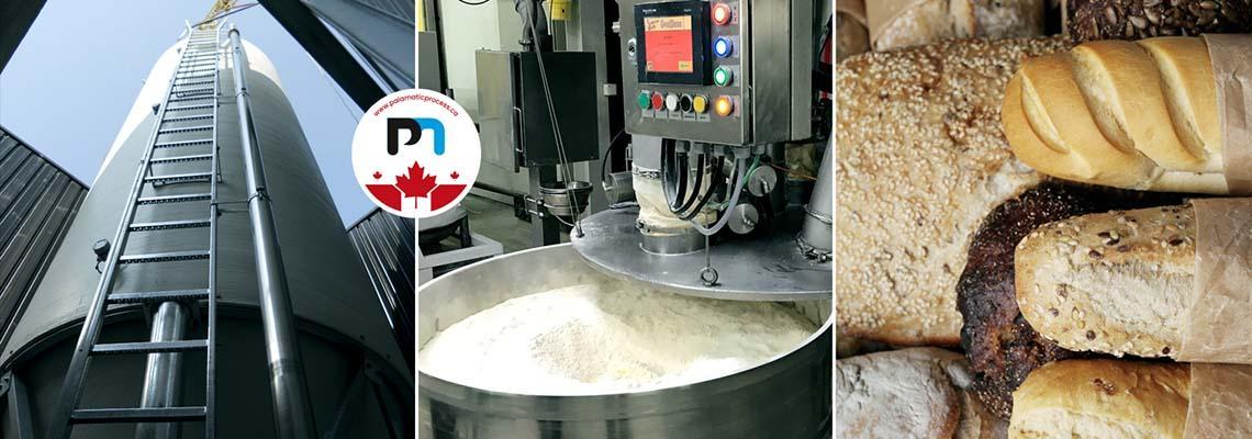 Flour handling for an industrial bakery project