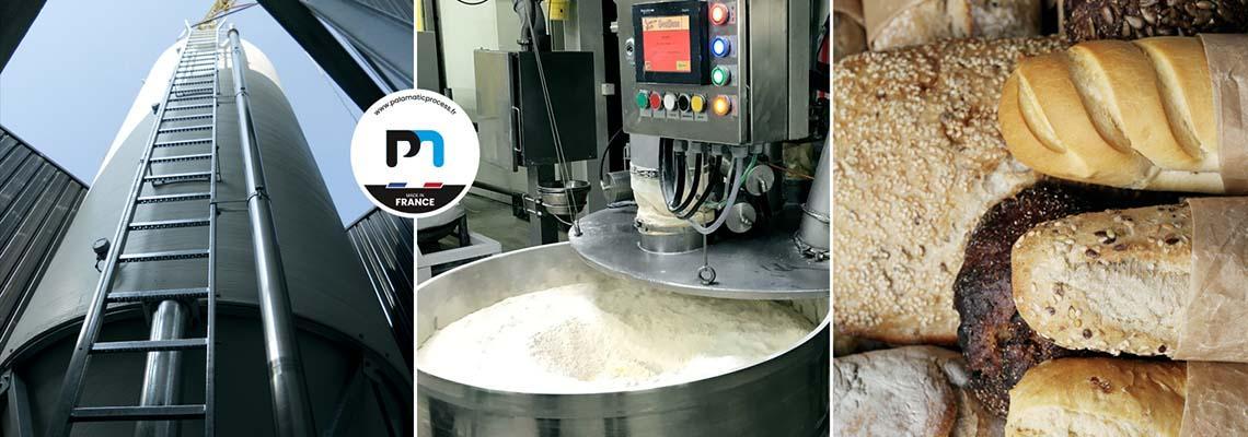 Flour handling for an industrial bakery project