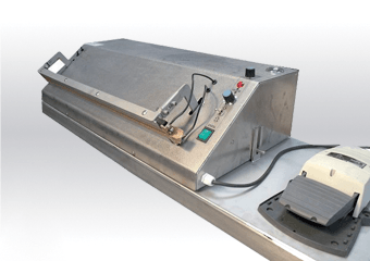 big bag filling internal bag welding machine 10 Bulk bag conditioner - Welding machine