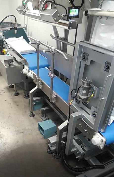 belt conveyor sack automatic filling line