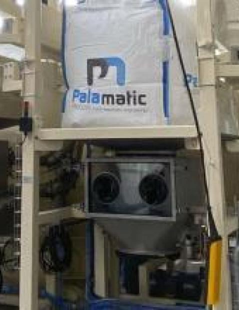 Palamatic Process's confined CRM powder handling equipment limits raw material losses.